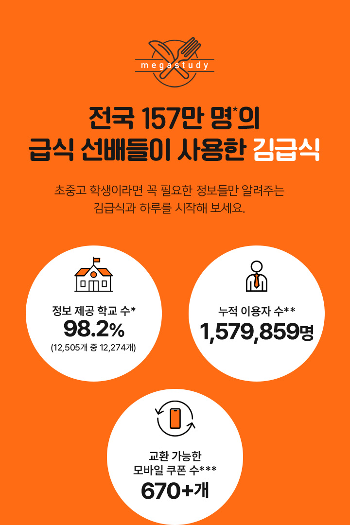 아직도 친구한테 급식 메뉴 물어보니? 친구들이 다 쓰고 있는 급식 알림 APP 김급식