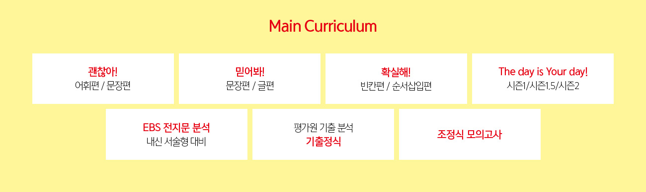 Main Curriculum