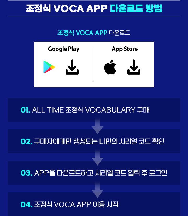 조정식 VOCA APP 다운로드 방법