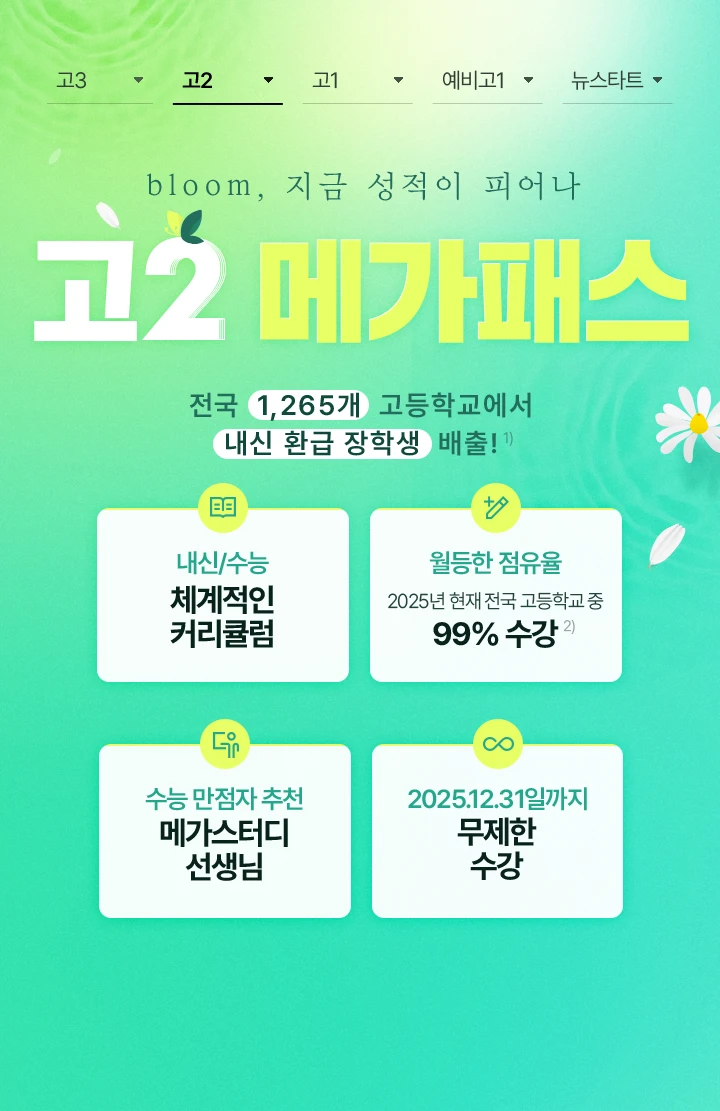고2 메가패스