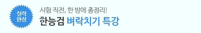 벼락치기 특강