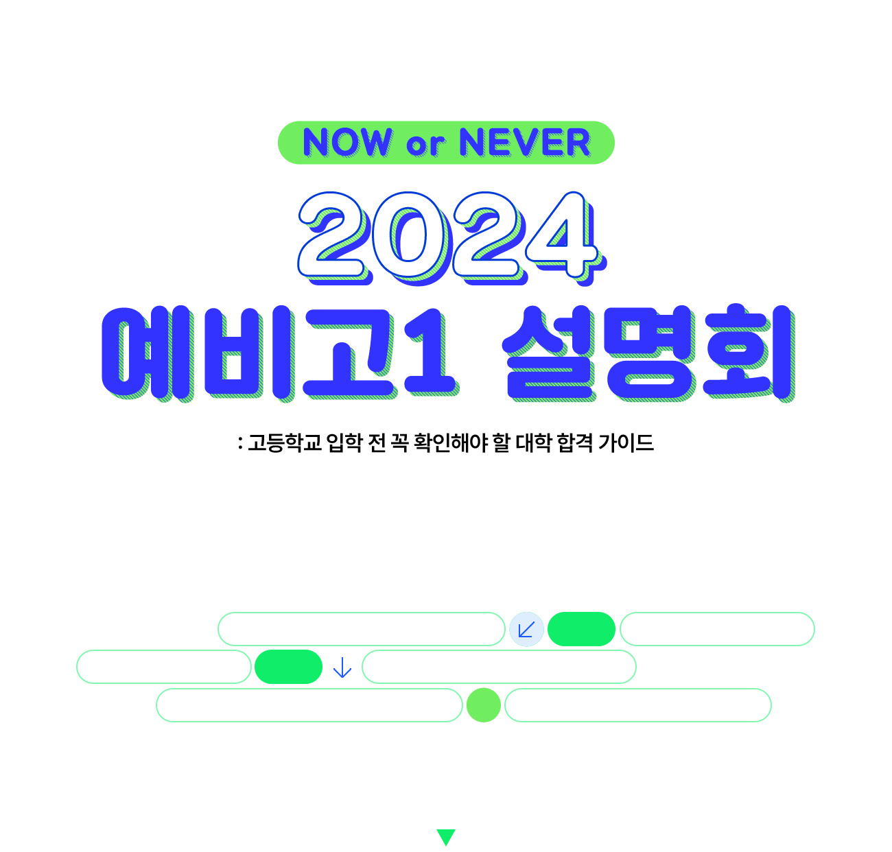 NOW or NEVER 2024 예비고1 설명회