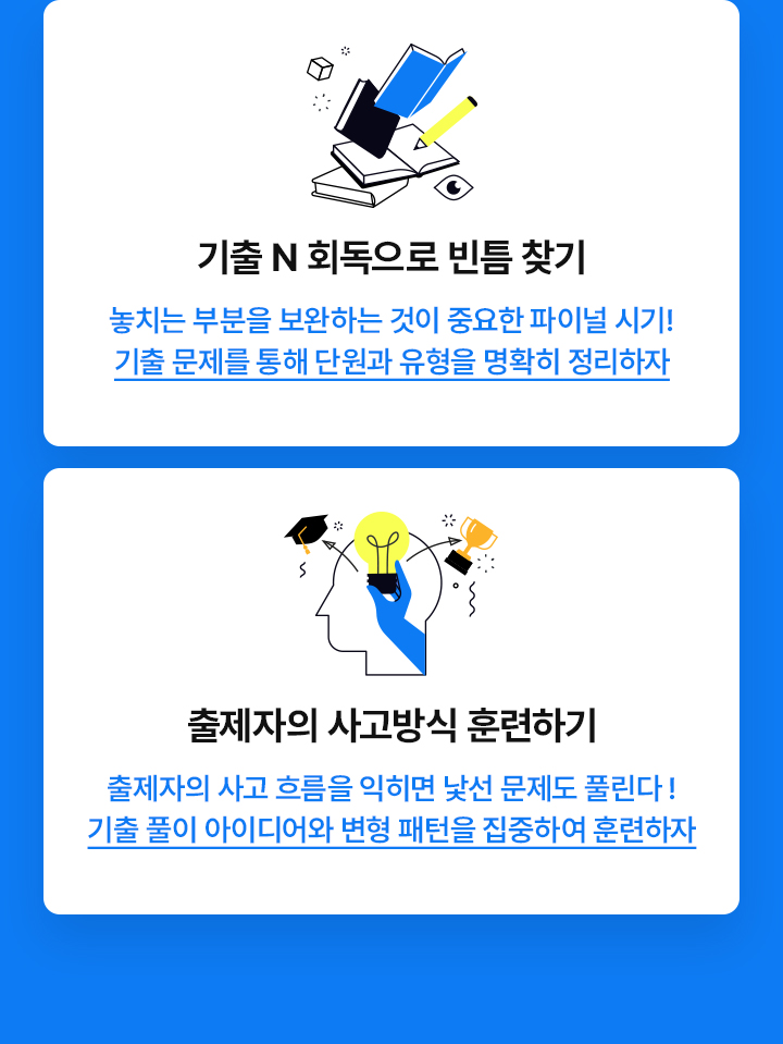 STEP 1 기출 입문 단계, STEP 2 실전 기출 단계, STEP 3 기출 실력 UP 단계