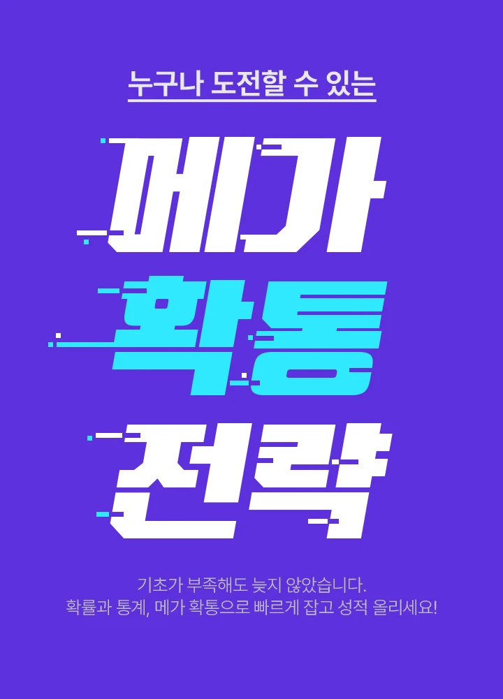 메가 확통 전략