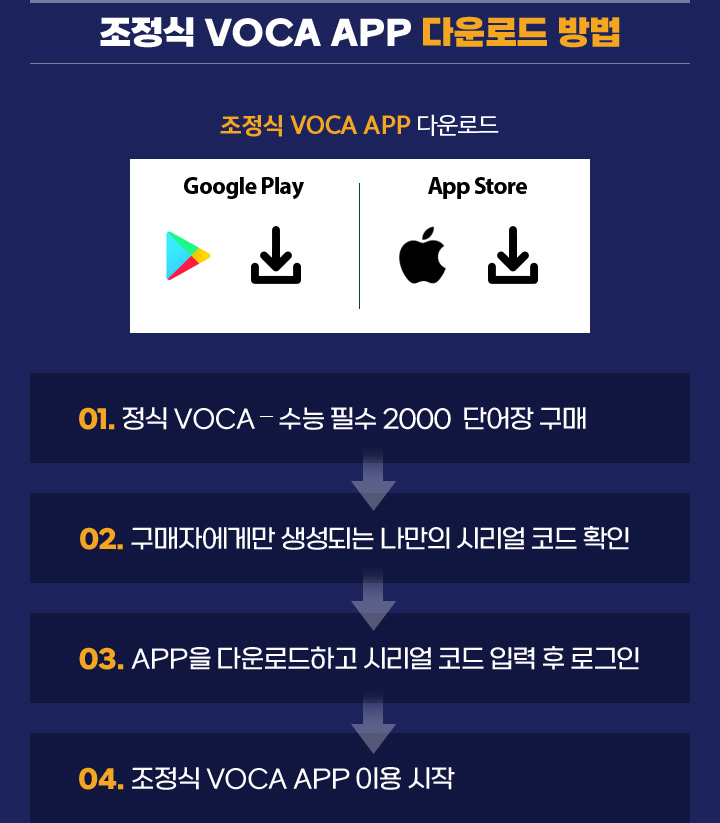 조정식 VOCA APP 다운로드 방법