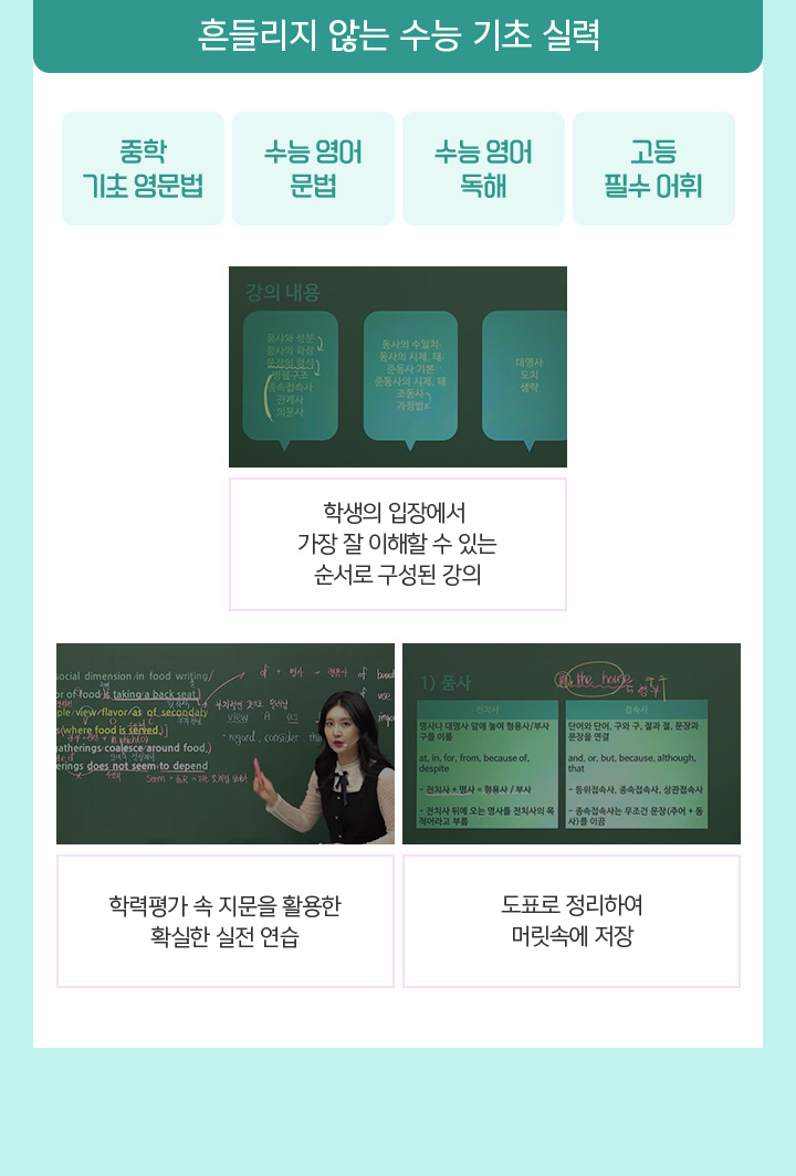 흔들리지 않는 수능 기초 실력