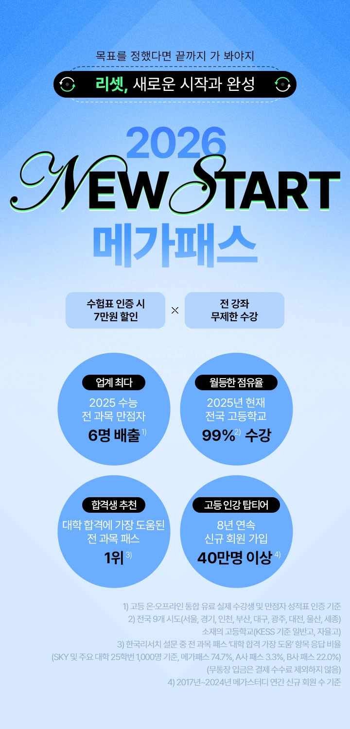 2026 뉴스타트 메가패스